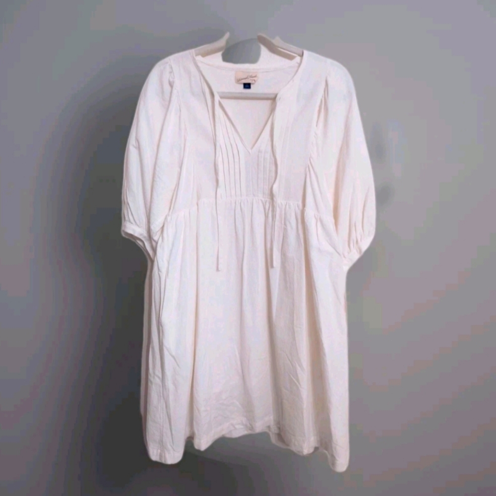Womens Universal Threads White Puff Sleeve Mini Dress Size ~ Small ~